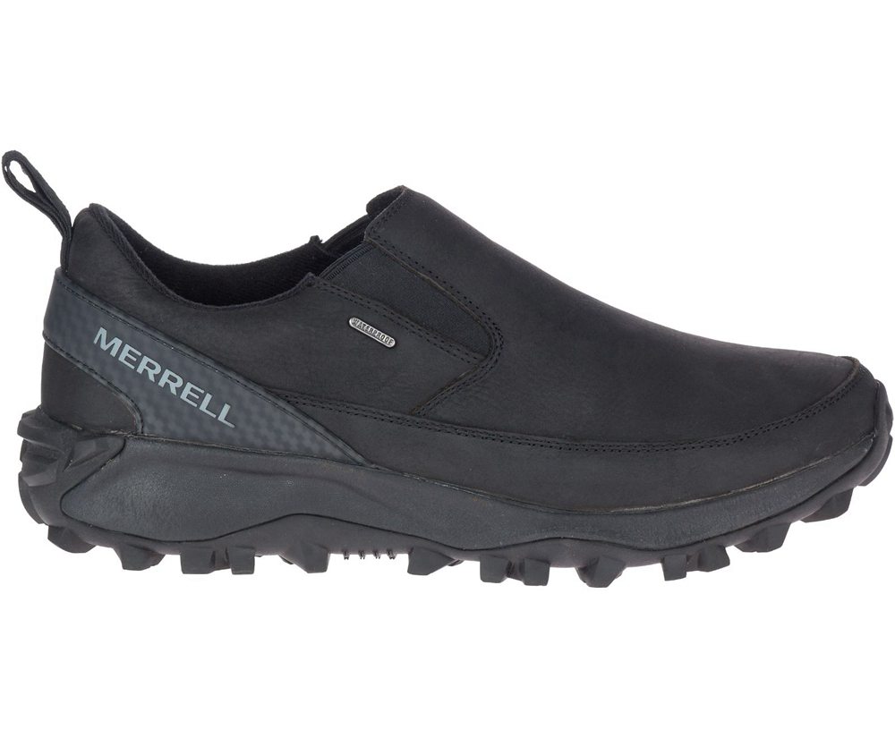 Merrell Slip Ons Black - Thermo Kiruna Moc Waterproof - Mens 86RCNGEBD